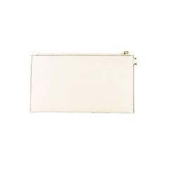 Michael Kors Beige Leather Clutch Bag