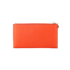 Michael Kors Oranje Leren Clutch