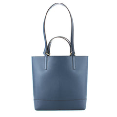 Michael Kors blauwe leren draagtas