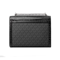 Michael Kors Black Canvas Crossbody Bag