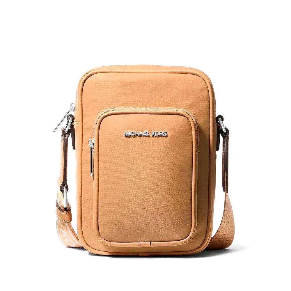 Michael Kors Umhängetasche aus braunem Nylon