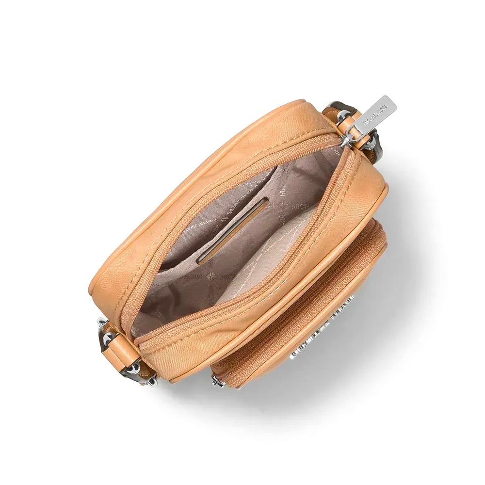 Michael Kors Umhängetasche aus braunem Nylon