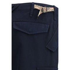 Burberry Blauwe Katoenen Cargobroek