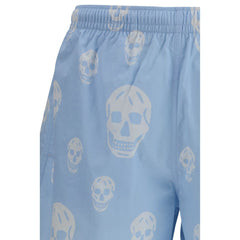 Alexander McQueen Blauwe Polyamide Korte Broek