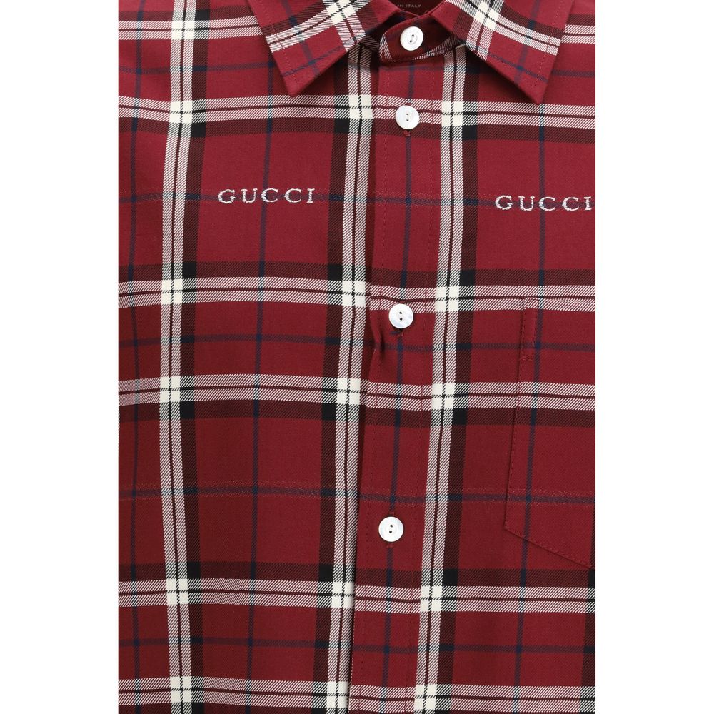 Gucci Katoenen Shirt Met Meerkleurig Patroon