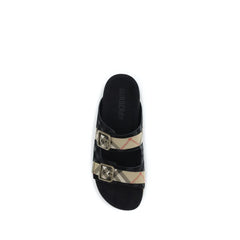 Burberry Multicolor Rubber Flat Sandals