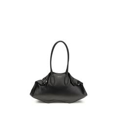 Alexander McQueen Zwart Kalfsleder Bos Taurus Schoudertas