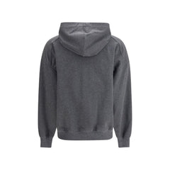 Brunello Cucinelli Grau Baumwoll-Sweatshirt