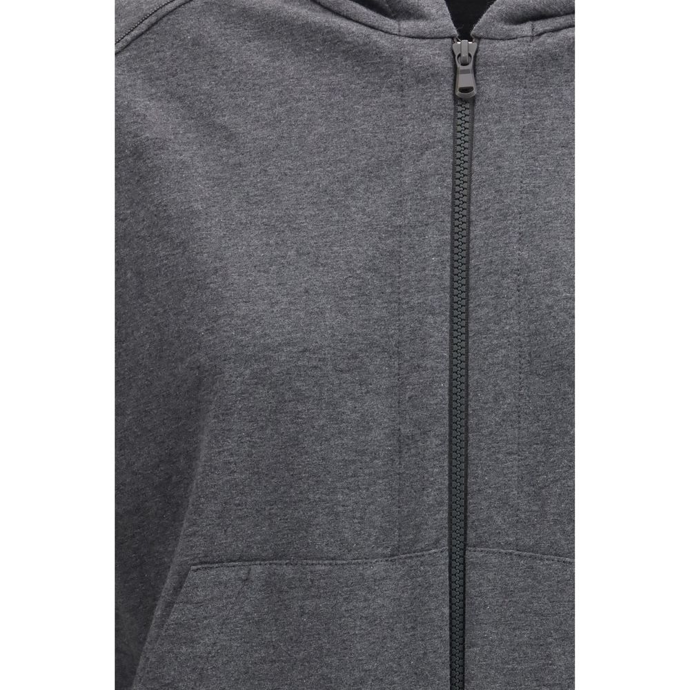 Brunello Cucinelli Grau Baumwoll-Sweatshirt