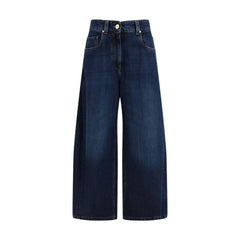 Brunello Cucinelli Blauwe Katoenen Jeans Denim