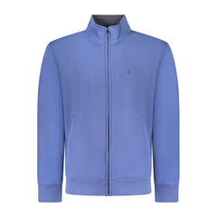 Coveri Moving Blu Cotton Men Sweatshirt