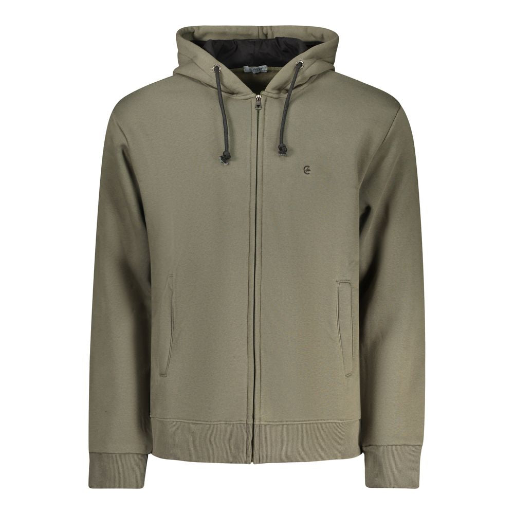 Coveri Moving Verde Herren-Sweatshirt aus Baumwolle