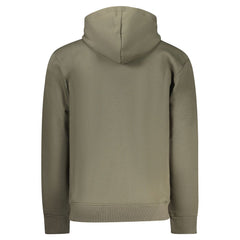 Coveri Moving Verde Herren-Sweatshirt aus Baumwolle