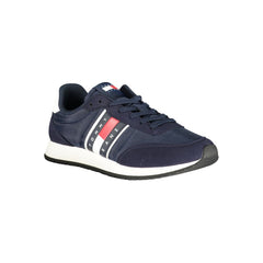 Tommy Hilfiger Herren Sneaker aus blauem Polyurethan