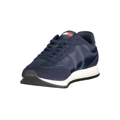 Tommy Hilfiger Herren Sneaker aus blauem Polyurethan