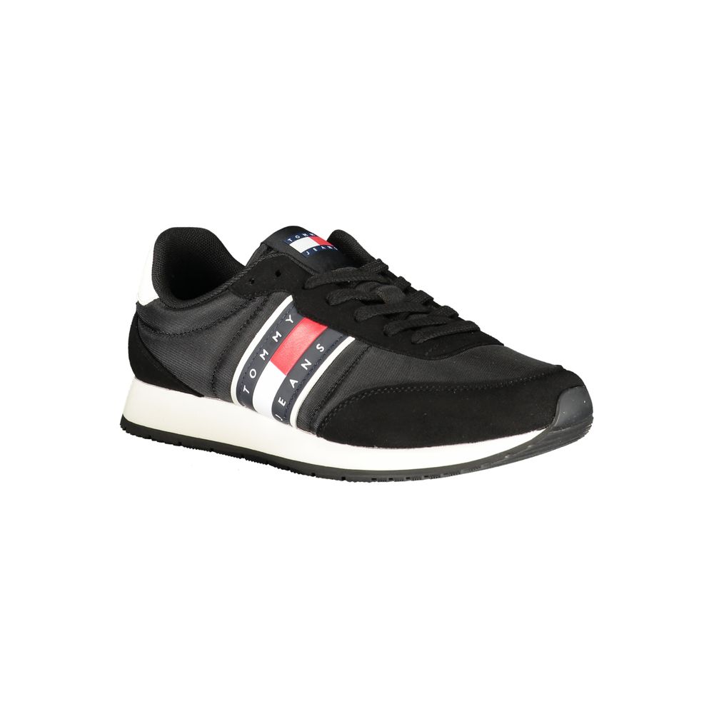 Tommy Hilfiger Zwarte Polyurethaan Heren Sneaker