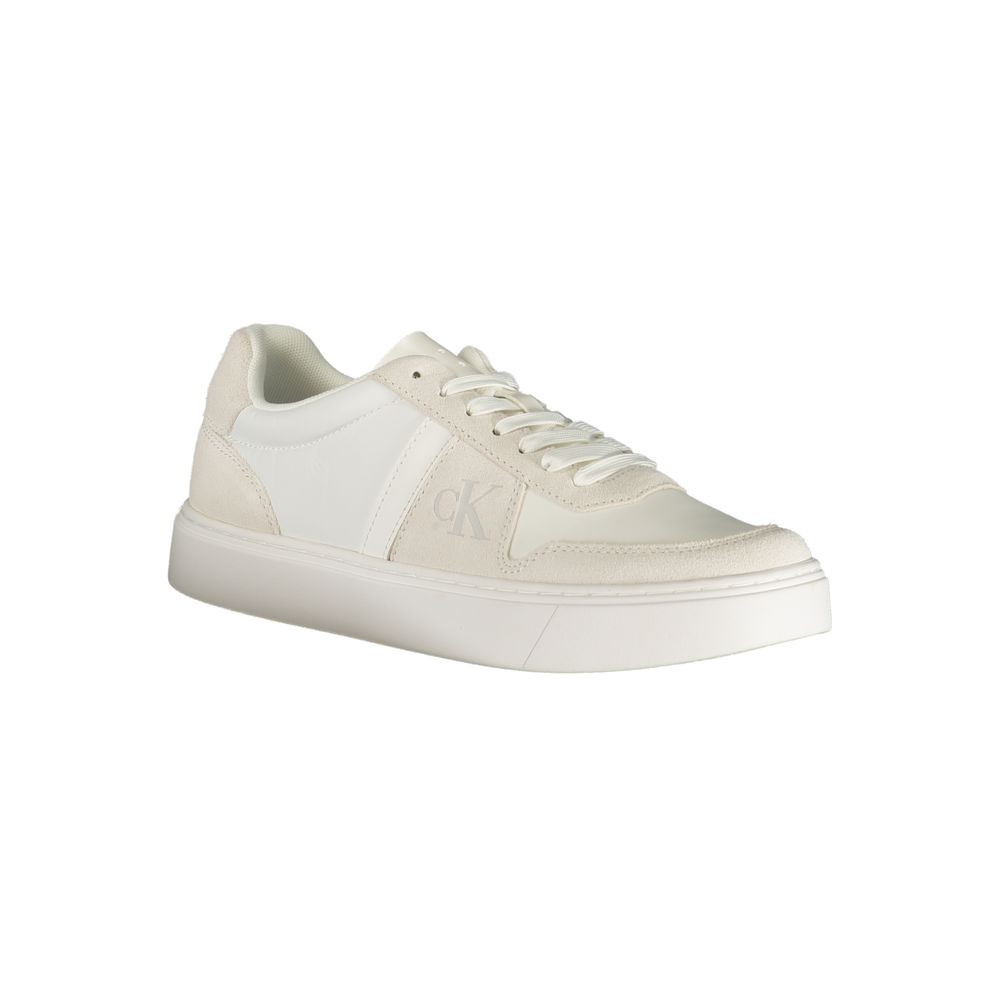 Calvin Klein Bianco Polyester Herren Sneaker