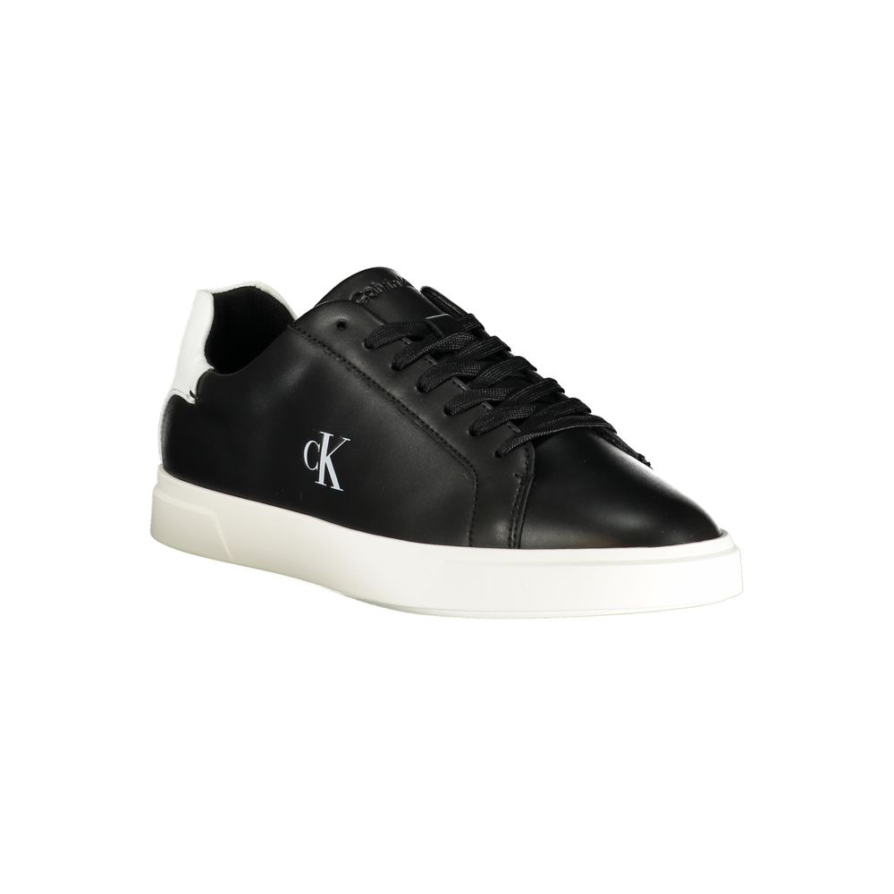Calvin Klein Schwarzer Polyurethan Damen Sneaker