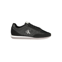 Calvin Klein Herren-Sneaker aus Polyester, Schwarz