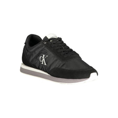 Calvin Klein Herren-Sneaker aus Polyester, Schwarz