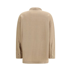 Fabiana Filippi Beiges Fleece Wollkleidhemd
