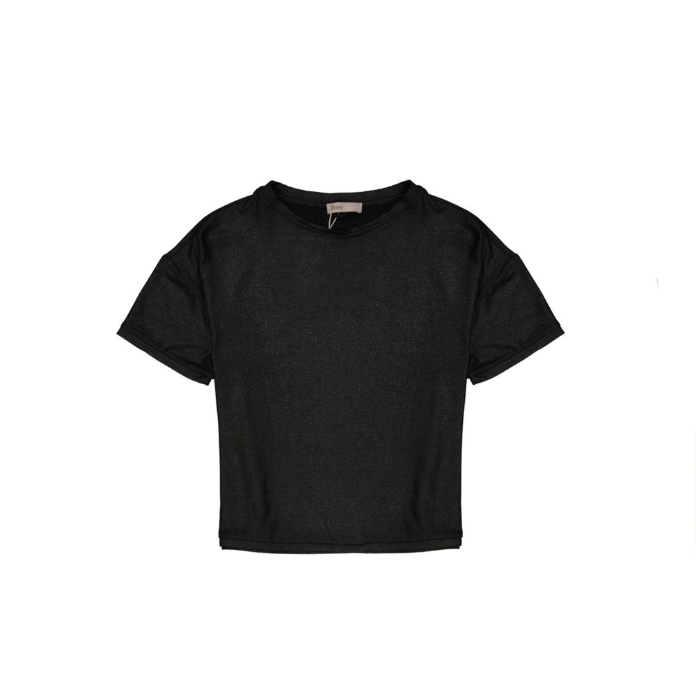 Herno Schwarzes Elastan T-Shirt