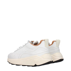 Buttero White Leather Chunky Sneakers