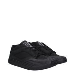 Givenchy Zwarte Stoffen Lage Sneakers