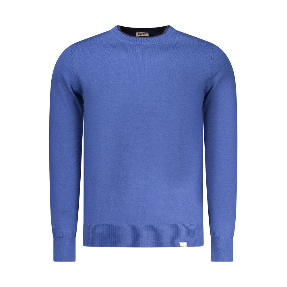 Rifle Blu Polyester Herrenpullover
