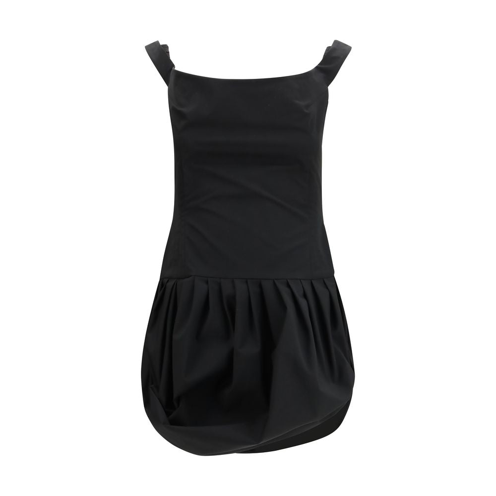 Magda Butrym Freizeitkleid aus schwarzem Polyester