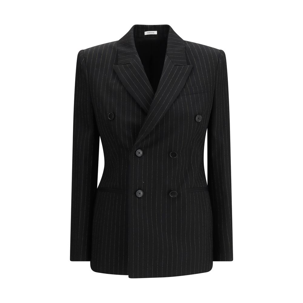 Alexander McQueen Blazer aus schwarzer Wolle