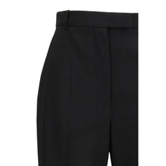 Alexander McQueen Zwarte Wollen Oves Aries Pantalon