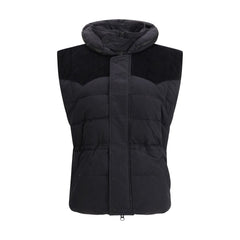 Marant Etoile Schwarze ärmellose Jacke aus Polyamid