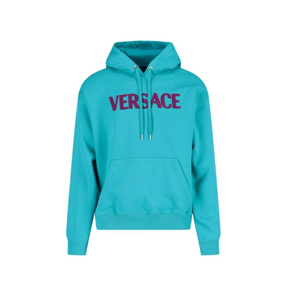 Versace Baumwoll-Sweatshirt in Bicolor