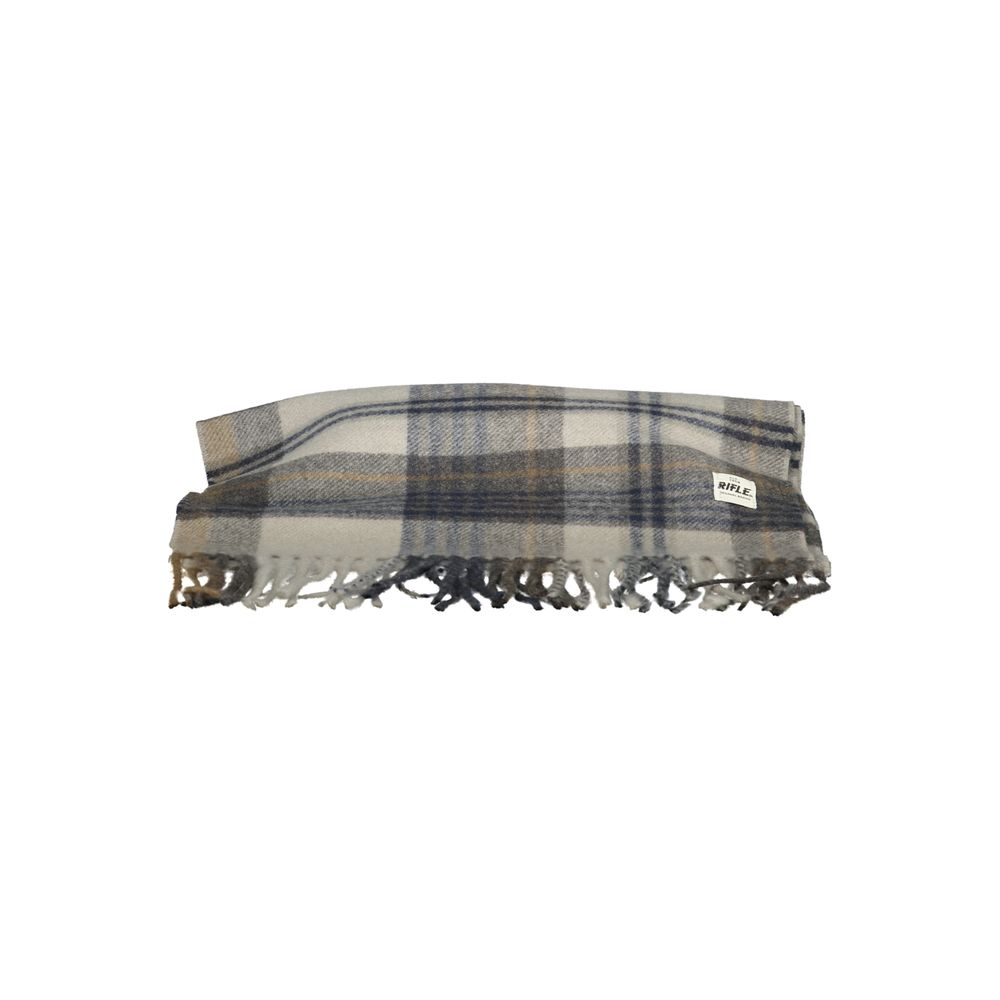 Rifle Grigio Polyester Herrenschal
