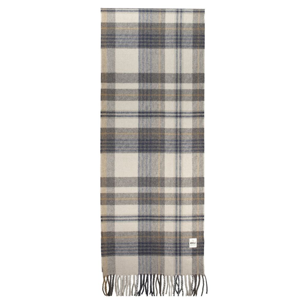 Rifle Grigio Polyester Herrenschal