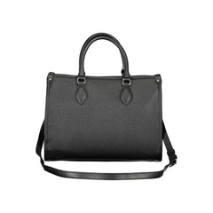 Mario Valentino Schwarze Handtasche für Damen aus Polyurethan