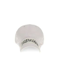 Balenciaga Kappe aus weißer Baumwolle (Baseballkappe)