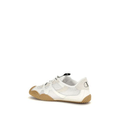 Valentino Garavani Weiße Kalbsleder Bos Taurus Athletic Sneakers