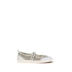 Carel Paris Beige Baumwoll-Ballerinas
