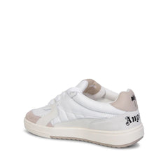 Palm Angels Witte Kalfsleren Sneakers