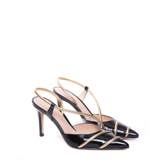 Gianvito Rossi Zwarte Leren Pumps Met Hoge Hak