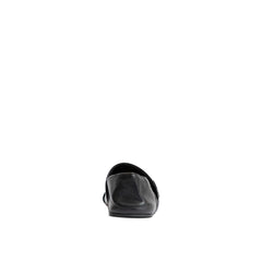 Loewe Slipper aus schwarzem Kalbsleder