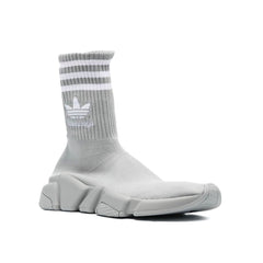BALENCIAGA X ADIDAS Grau Nylon Athletic Sneakers