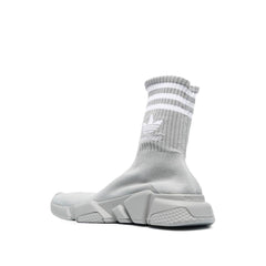 BALENCIAGA X ADIDAS Grau Nylon Athletic Sneakers