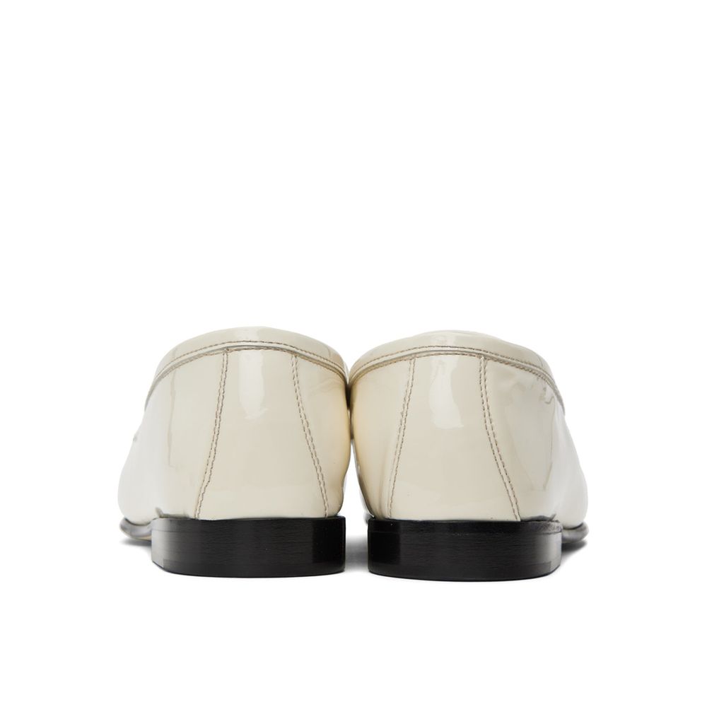 Jimmy Choo Slip-on-Loafer aus weißem Kalbsleder