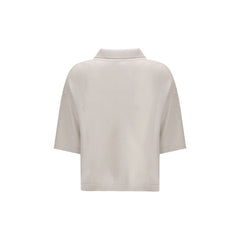 Allude Beiges Kaschmir-Polohemd