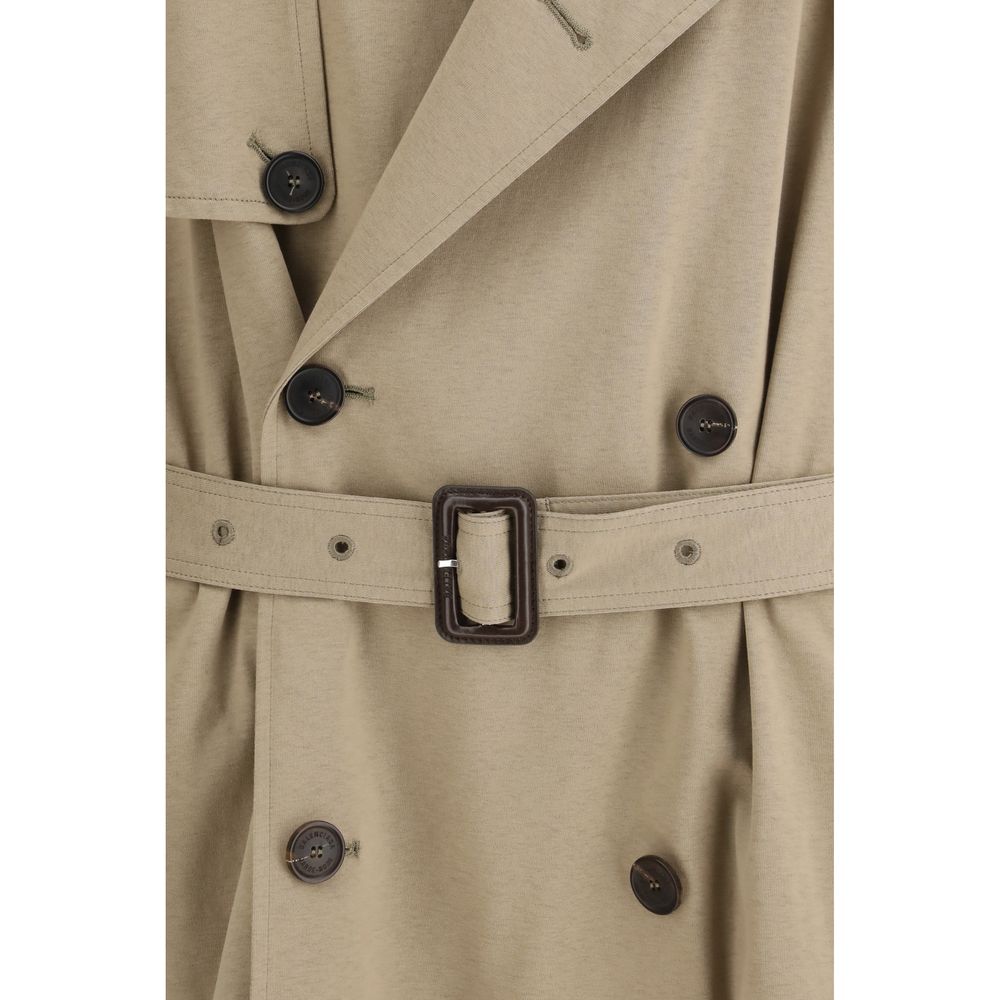 Balenciaga Beige Katoenen Trenchcoat