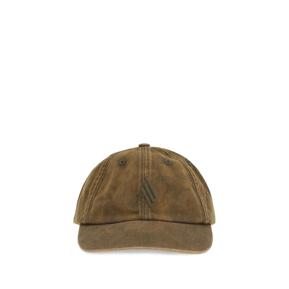 The Attico Braune Baumwollcap (Baseballkappe)