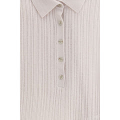 Allude Beige Cashmere Sweatshirt